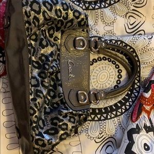 Coach cheetah purse
